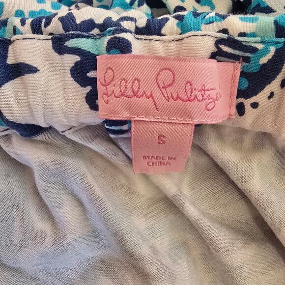 Lilly Pulitzer Ailsie Jumpsuit Indigo Keep on Trunkin - Picture 7 of 13